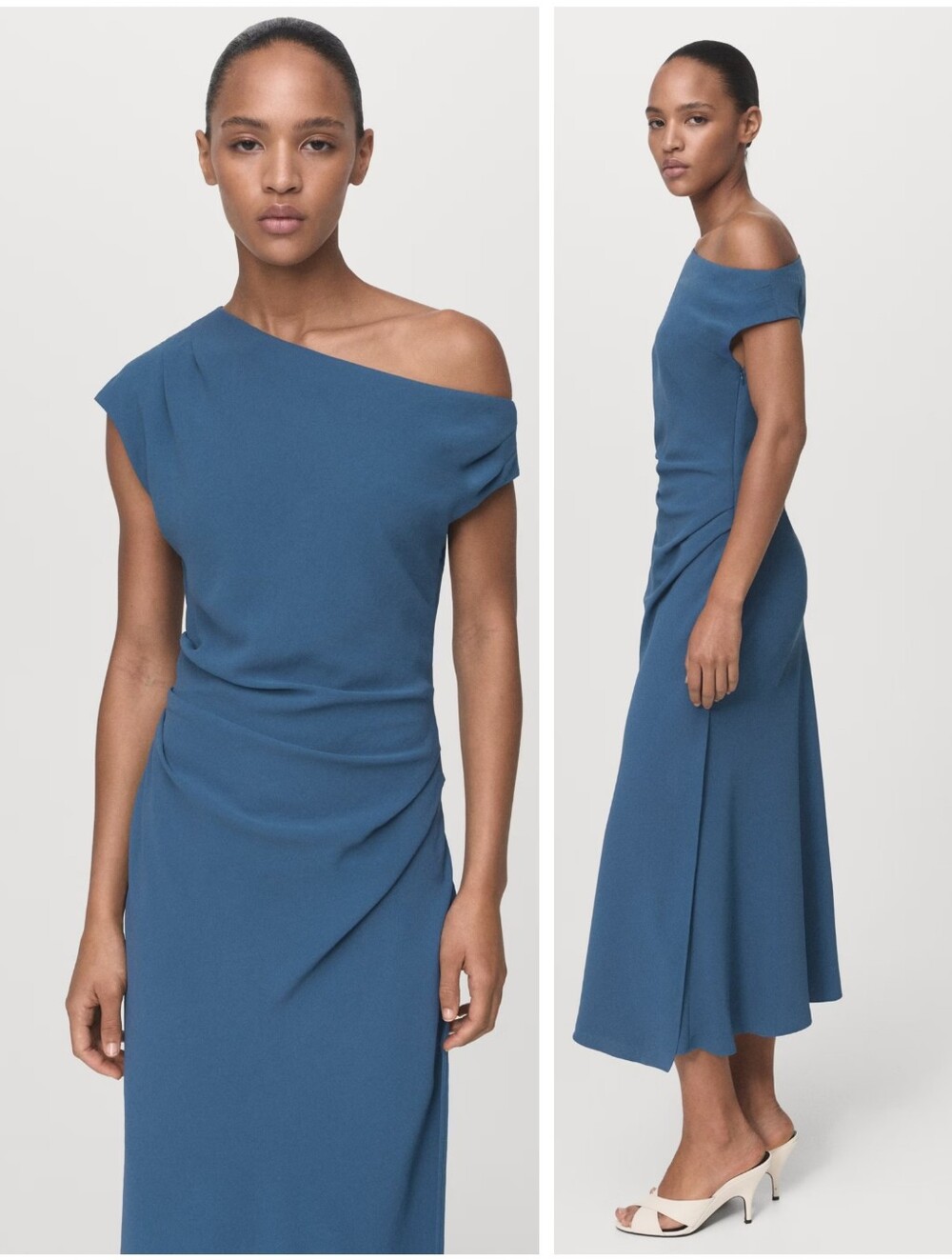 MANGO Off The Shoulder Dress